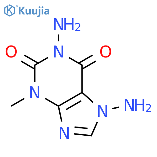 1,7-diamino-3,7-dihydro-3-methyl-1H-Purine-2,6-dione structure