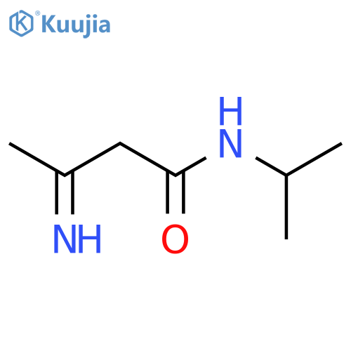 Butanamide, 3-imino-N-(1-methylethyl)- structure