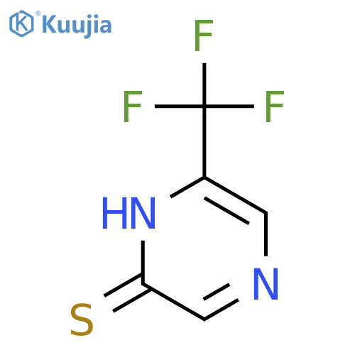 6-(trifluoromethyl)-2(1h)-pyrazinethione structure