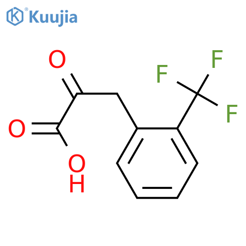 Benzenepropanoic acid, a-oxo-2-(trifluoromethyl)- structure