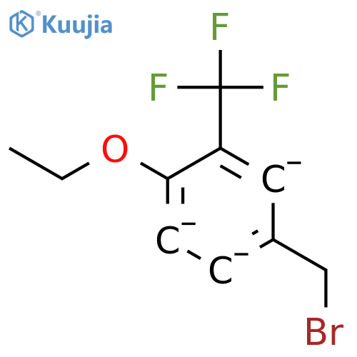 4-Ethoxy-3-(trifluoromethyl)benzyl bromide structure