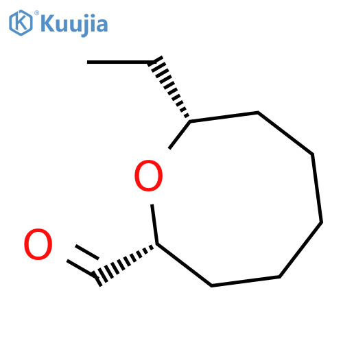 2-Oxocanecarboxaldehyde, 8-ethyl-, cis-(±)- structure