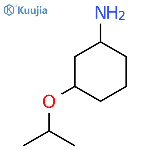 3-(propan-2-yloxy)cyclohexan-1-amine, Mixture of diastereomers structure