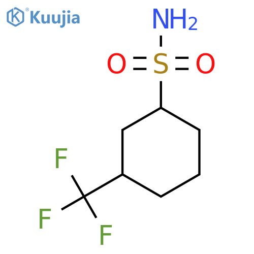 3-(trifluoromethyl)cyclohexane-1-sulfonamide, Mixture of diastereomers structure