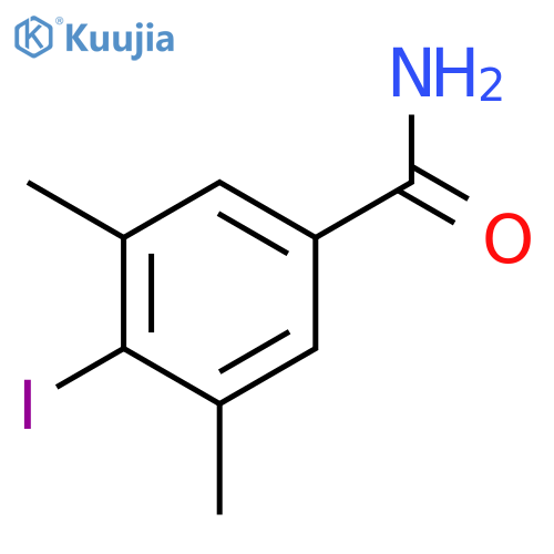 4-Iodo-3,5-dimethyl-benzamide structure