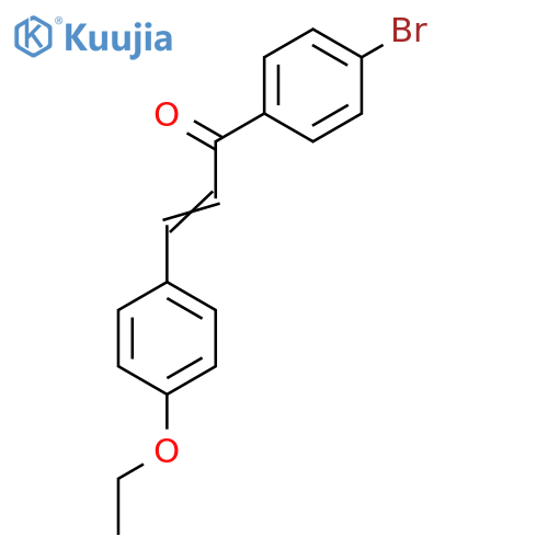 1-(4-Bromophenyl)-3-(4-ethoxyphenyl)prop-2-en-1-one structure