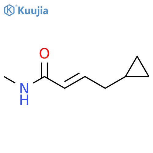 4-Cyclopropyl-N-methylbut-2-enamide structure