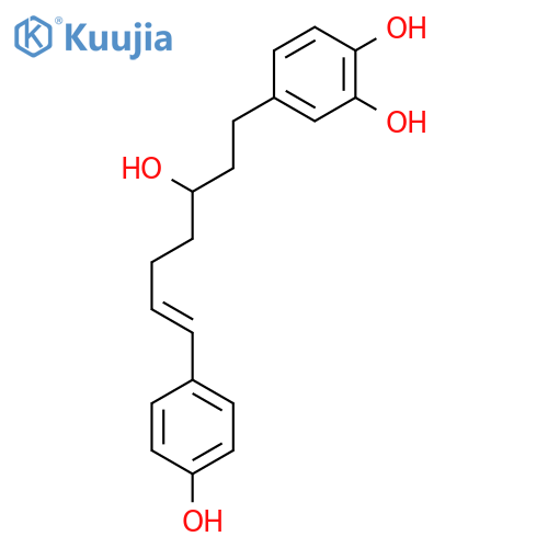 1-(3,4-Dihydroxyphenyl)-7- (4-hydroxyphenyl)hept-6-en-3-ol structure