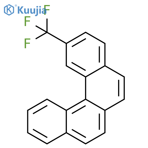 Benzo[c]phenanthrene, 2-(trifluoromethyl)- structure