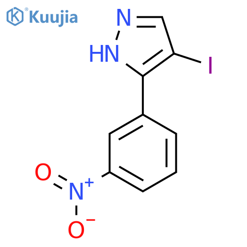 4-iodo-3-(3-nitrophenyl)-1H-pyrazole structure