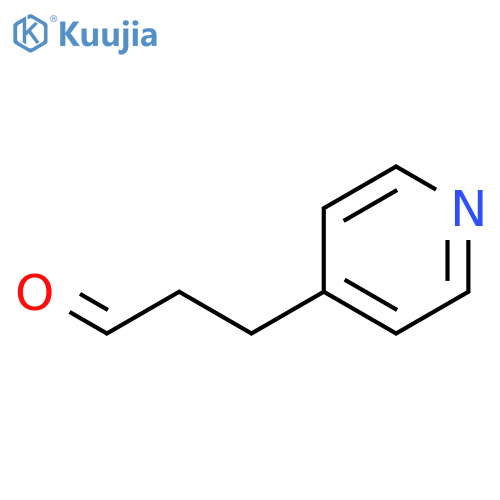 3-(pyridin-4-yl)propanal structure