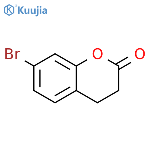 2H-1-Benzopyran-2-one, 7-bromo-3,4-dihydro- structure