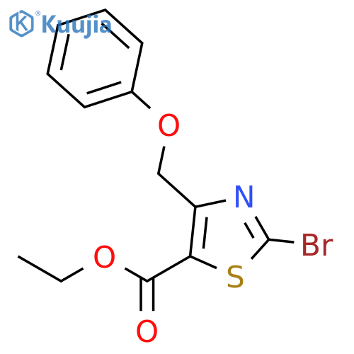 Ethyl 2-bromo-4-(phenoxymethyl)thiazole-5-carboxylate structure