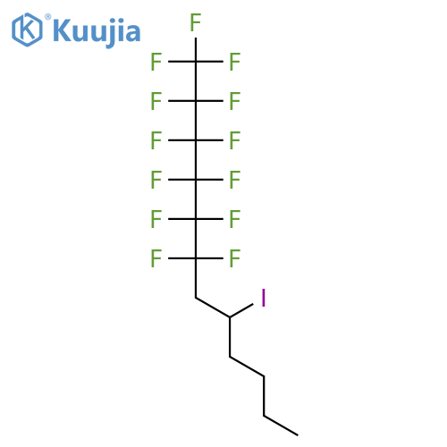 1,1,1,2,2,3,3,4,4,5,5,6,6-Tridecafluoro-8-iodododecane structure