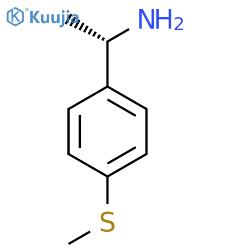 (1S)-1-4-(methylsulfanyl)phenylethan-1-amine structure