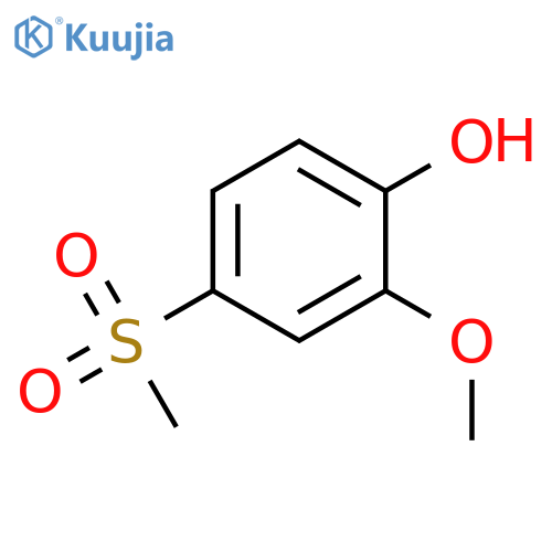 4-methanesulfonyl-2-methoxyphenol structure
