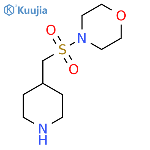 4-[(4-Piperidinylmethyl)sulfonyl]-morpholine structure