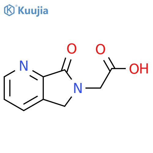 2-(7-Oxo-5H-pyrrolo[3,4-b]pyridin-6(7h)-yl)acetic acid structure