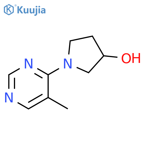 1-(5-Methylpyrimidin-4-yl)pyrrolidin-3-ol structure