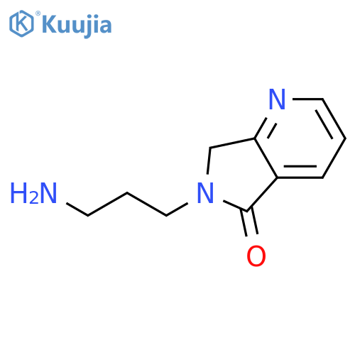 6-(3-Aminopropyl)-5H,6H,7H-pyrrolo3,4-bpyridin-5-one structure