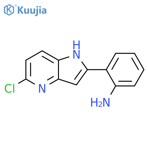 2-(5-Chloro-1H-pyrrolo[3,2-b]pyridin-2-yl)aniline structure