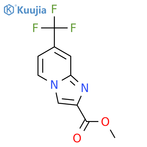 Methyl 7-(trifluoromethyl)imidazo[1,2-a]pyridine-2-carboxylate structure
