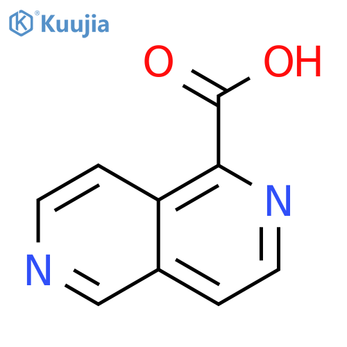 2,6-naphthyridine-1-carboxylicacid structure