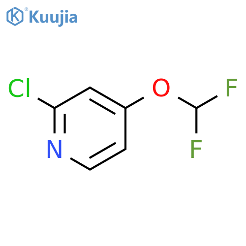 2-Chloro-4-(difluoromethoxy)pyridine structure