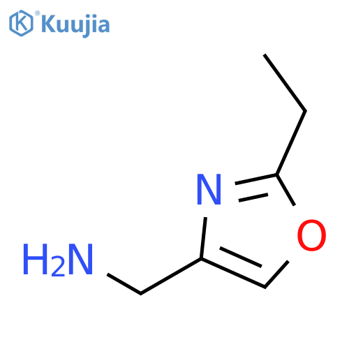 (2-Ethyl-1,3-oxazol-5-yl)methanamine structure
