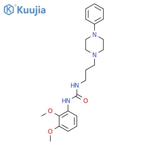 3-(2,3-dimethoxyphenyl)-1-3-(4-phenylpiperazin-1-yl)propylurea structure