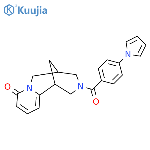 11-4-(1H-pyrrol-1-yl)benzoyl-7,11-diazatricyclo7.3.1.0^{2,7}trideca-2,4-dien-6-one structure