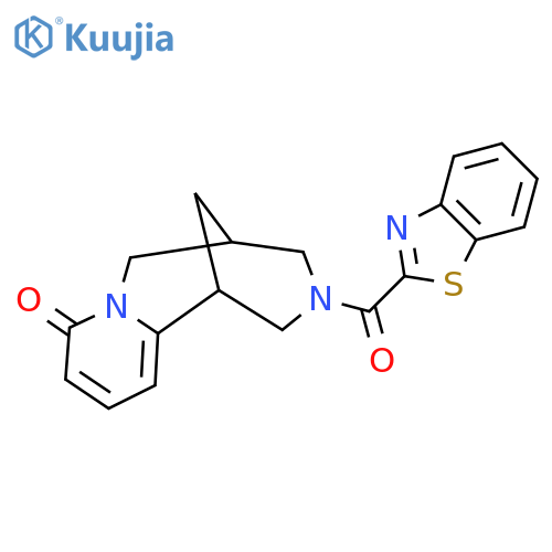 11-(1,3-benzothiazole-2-carbonyl)-7,11-diazatricyclo[7.3.1.0^{2,7}]trideca-2,4-dien-6-one structure