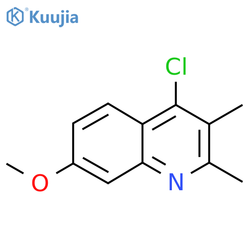 4-Chloro-7-methoxy-2,3-dimethylquinoline structure