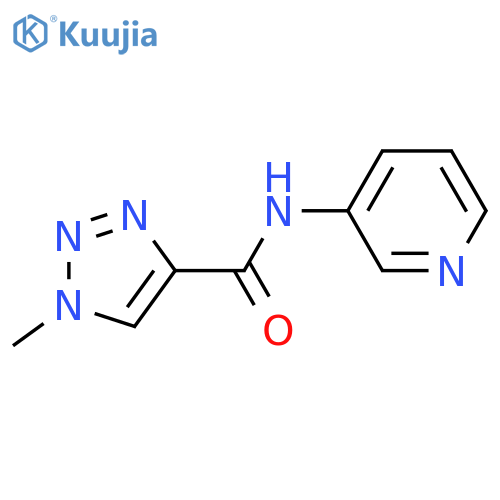 1-methyl-N-(pyridin-3-yl)-1H-1,2,3-triazole-4-carboxamide structure