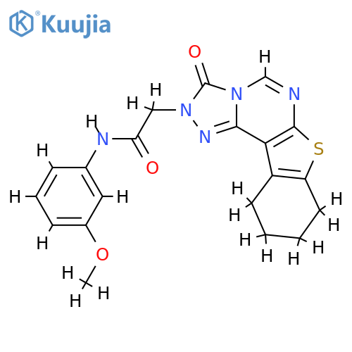 N-(3-methoxyphenyl)-2-{5-oxo-10-thia-3,4,6,8-tetraazatetracyclo[7.7.0.0^{2,6}.0^{11,16}]hexadeca-1(9),2,7,11(16)-tetraen-4-yl}acetamide structure