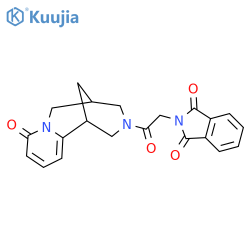 2-(2-oxo-2-{6-oxo-7,11-diazatricyclo7.3.1.0^{2,7}trideca-2,4-dien-11-yl}ethyl)-2,3-dihydro-1H-isoindole-1,3-dione structure