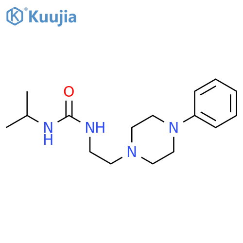1-2-(4-phenylpiperazin-1-yl)ethyl-3-(propan-2-yl)urea structure