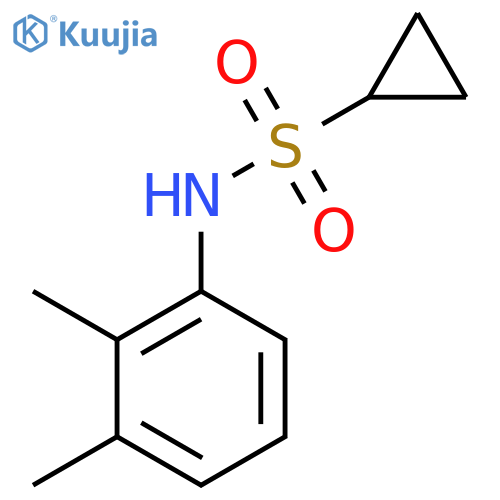 N-(2,3-dimethylphenyl)cyclopropanesulfonamide structure