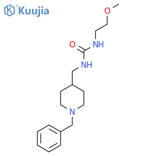 1-(1-benzylpiperidin-4-yl)methyl-3-(2-methoxyethyl)urea structure