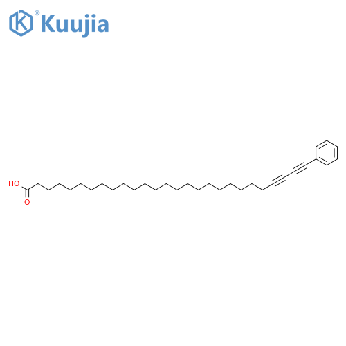 24,26-Heptacosadiynoic acid, 27-phenyl- structure
