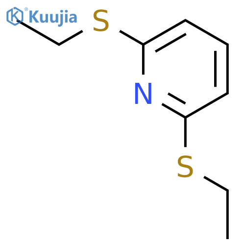 Pyridine,2,6-bis(ethylthio)- structure
