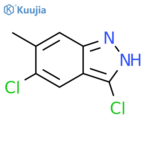 3,5-Dichloro-6-methyl-1H-indazole structure