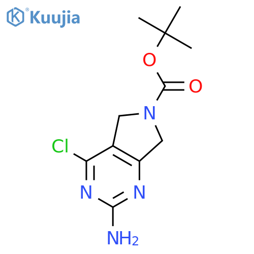 tert-Butyl 2-amino-4-chloro-5H-pyrrolo[3,4-d]pyrimidine-6(7H)-carboxylate structure