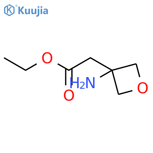 Ethyl 2-(3-aminooxetan-3-yl)acetate structure