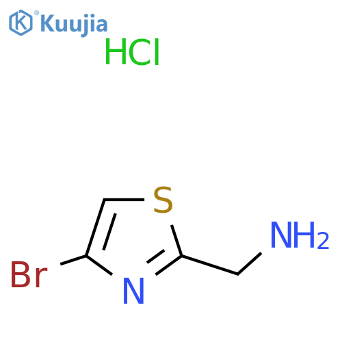 1-(4-bromo-1,3-thiazol-2-yl)methanamine hydrochloride structure