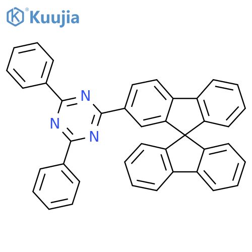 2-(9,9'-Spirobifluoren-2-yl)-4,6-diphenyl-1,3,5-triazine structure