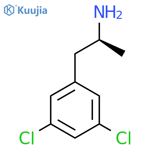 (2S)-1-(3,5-dichlorophenyl)propan-2-amine structure
