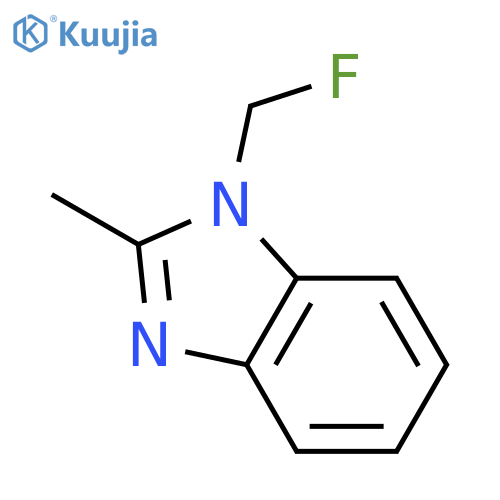 1-(Fluoromethyl)-2-methyl-1H-benzo[d]imidazole structure