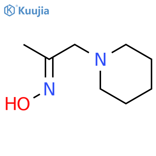 N-1-(piperidin-1-yl)propan-2-ylidenehydroxylamine structure