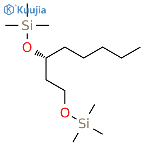 3,7-Dioxa-2,8-disilanonane, 2,2,8,8-tetramethyl-4-pentyl-, (R)- structure